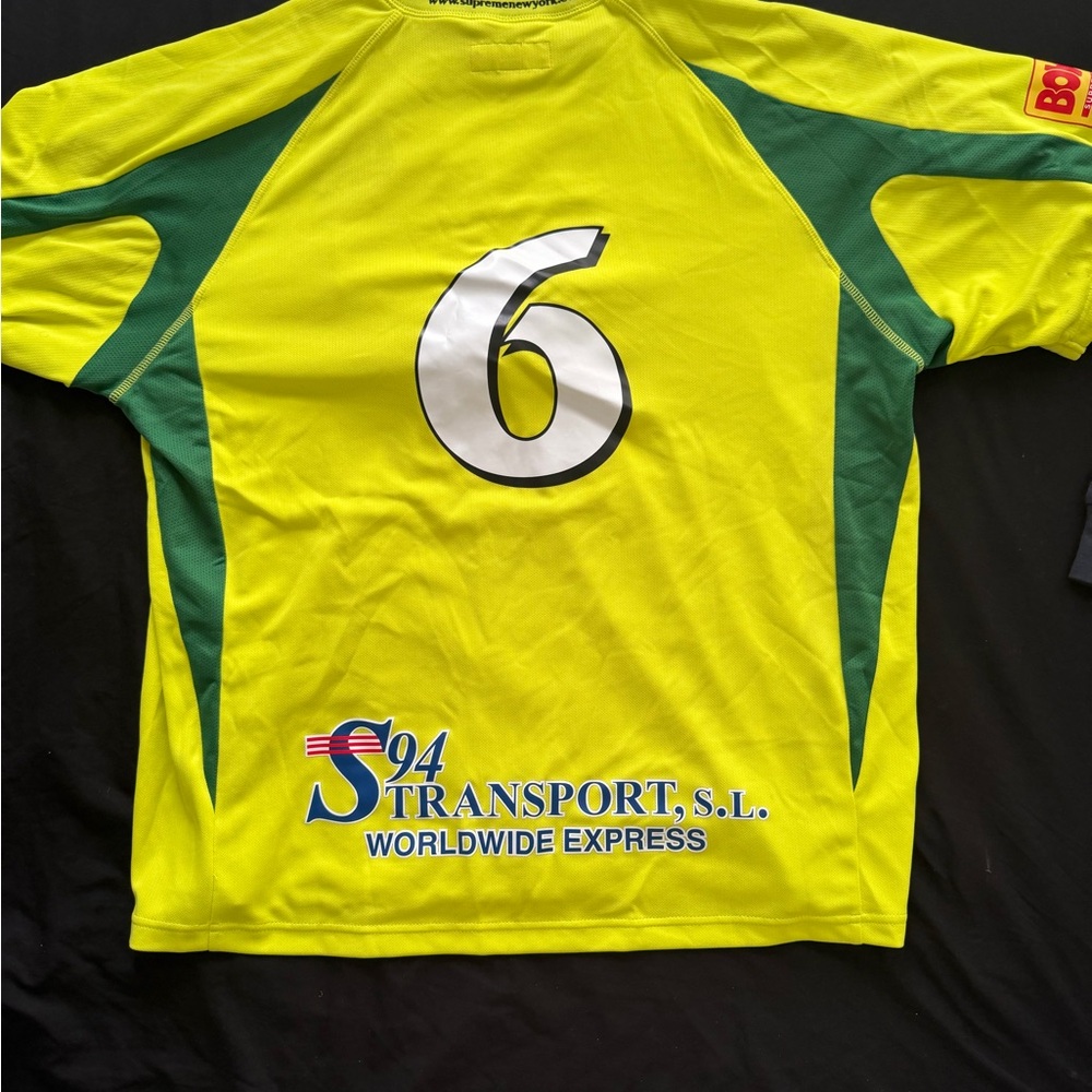 Supreme Bright Yellow and Dark Green Jersey